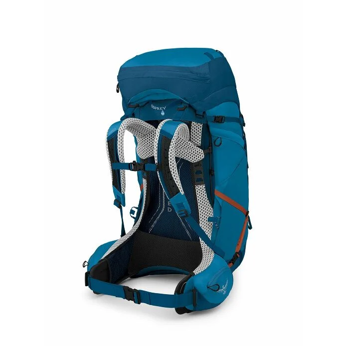 Rear suspension and adjustable harness of the Osprey Atmos AG LT 65