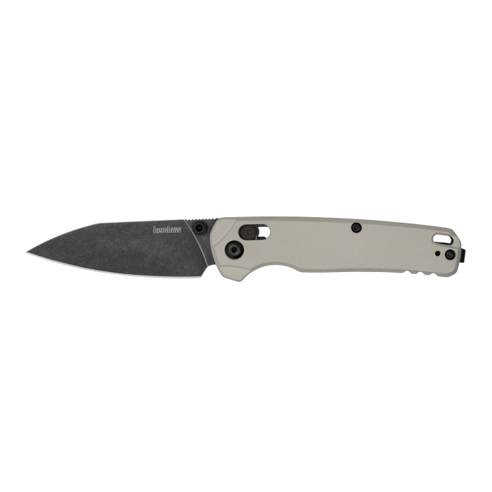 Side profile of the Kershaw Bel Air showing its reverse-tanto MagnaCut blade