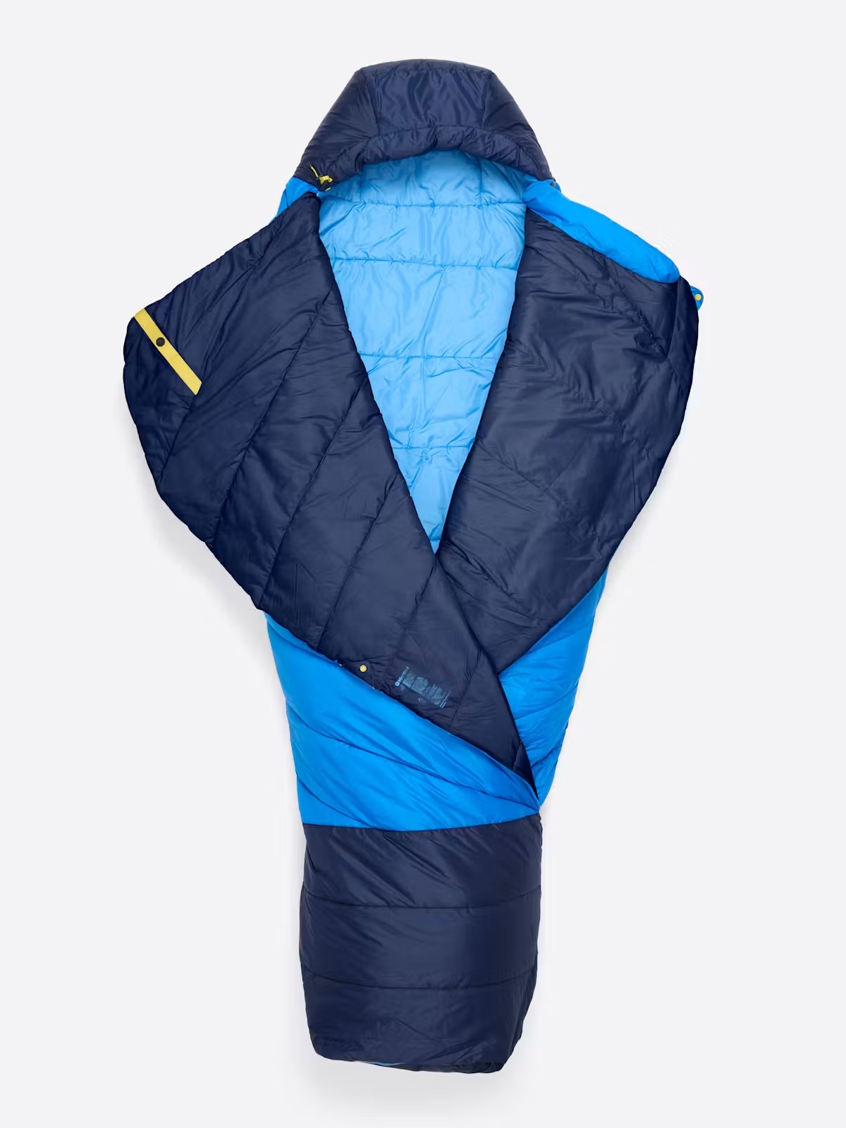 Marmot Wraptor 30 Synthetic opened to show its insulated flaps
