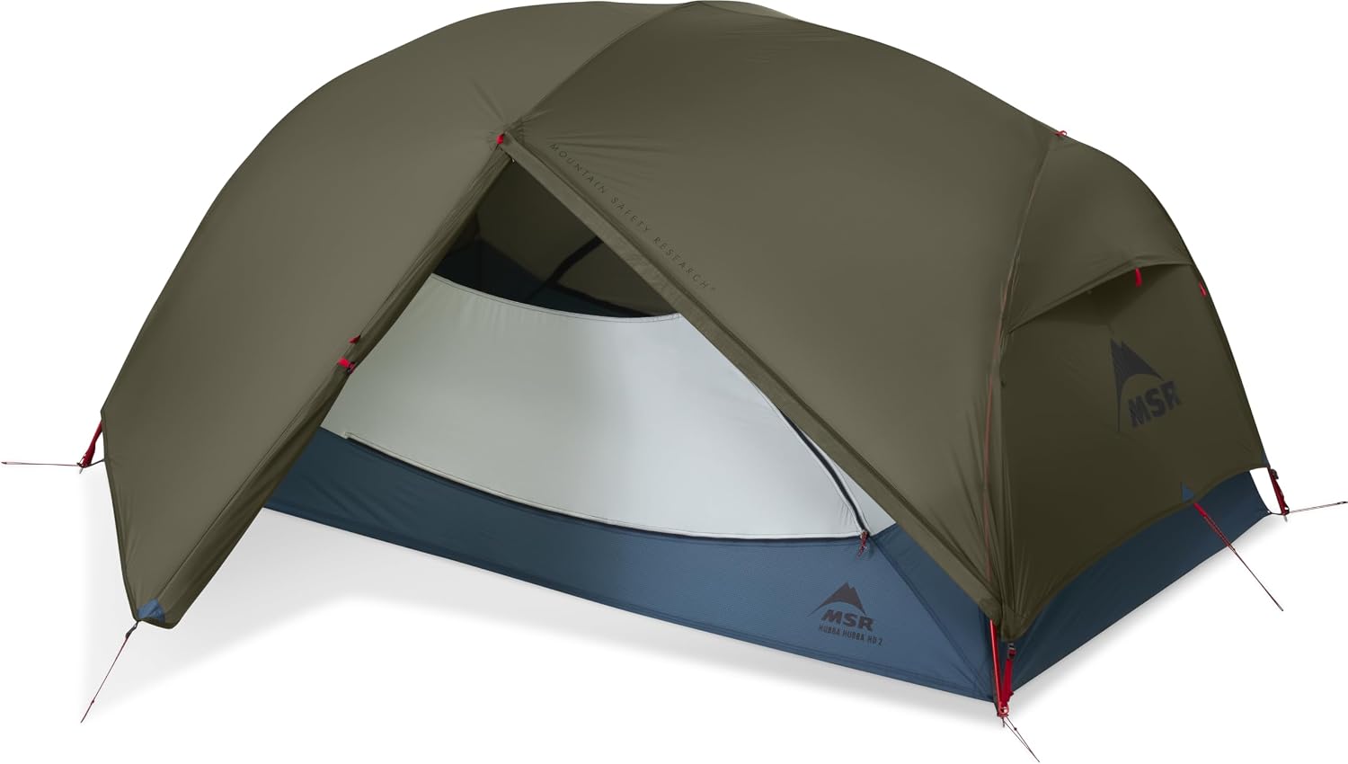 MSR Hubba Hubba HD 2 product view with both vestibules covered