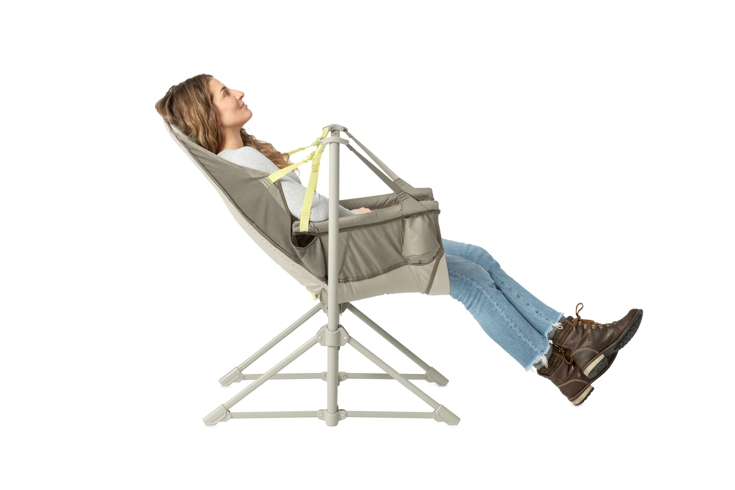 Person leaning back in the Stargaze EVO-X