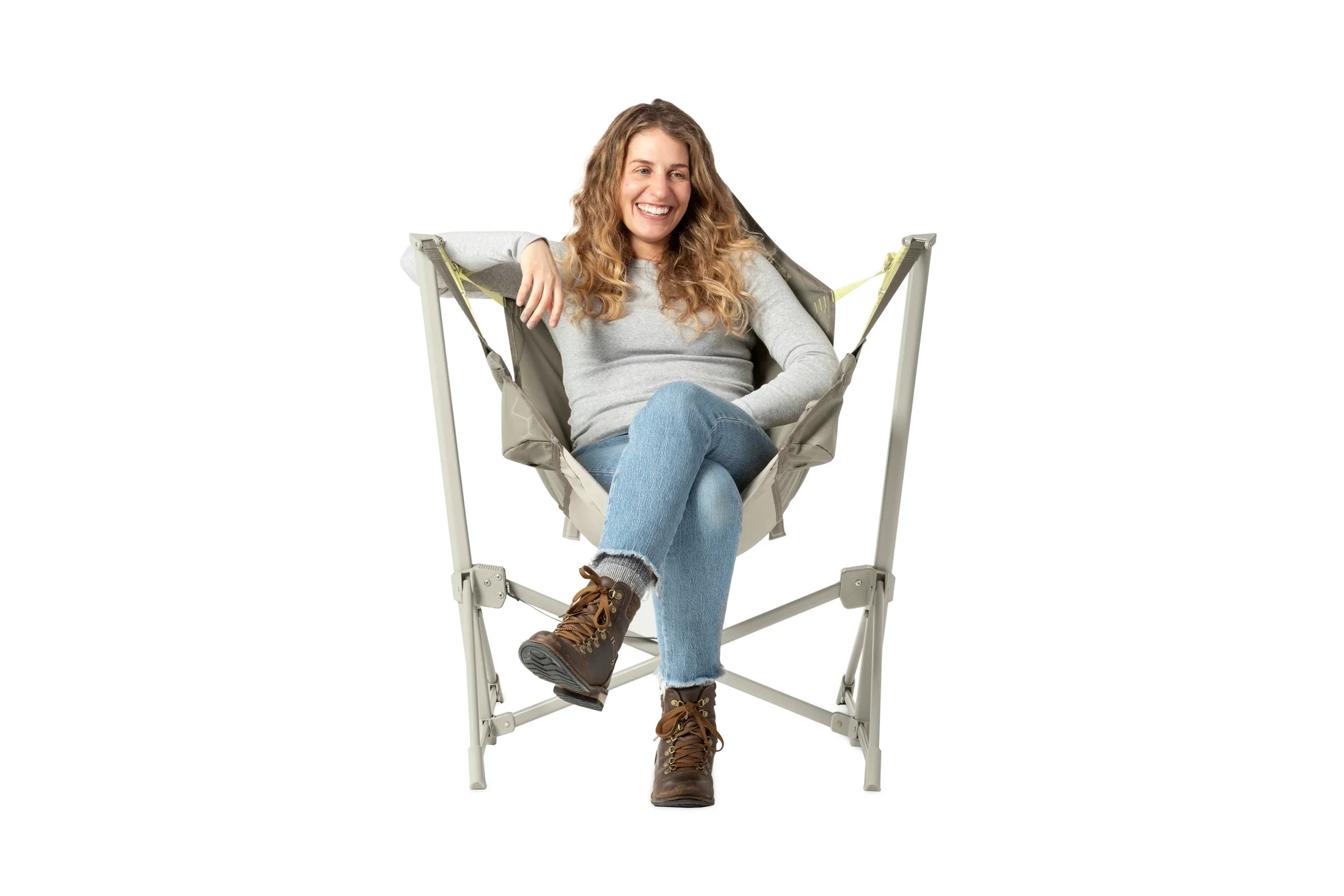 Person sitting upright in the Stargaze EVO-X